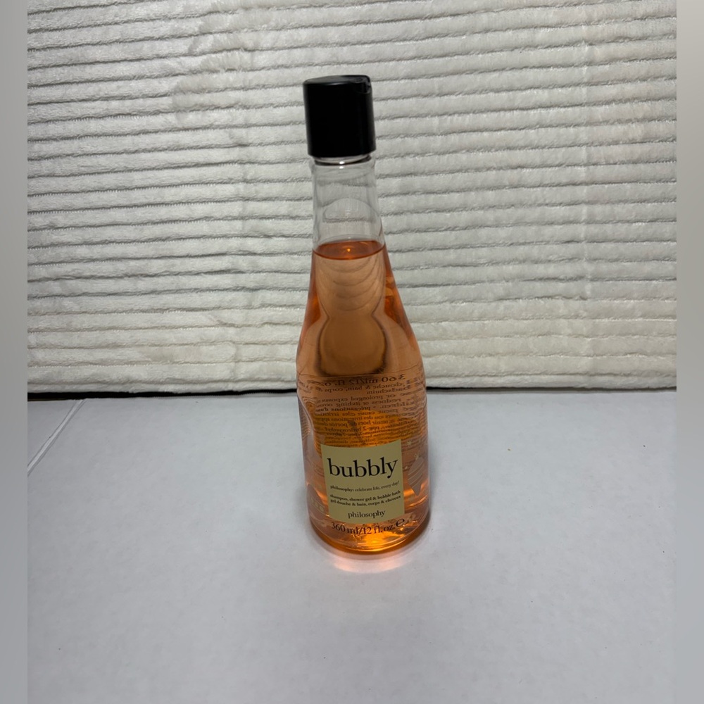 Philosophy Bubbly Shampoo, Shower Gel, & Bubble Bath 12oz bottle, New& Sealed